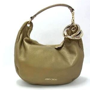 JIMMY CHOO Sky Bag Shoulder Bag, Gold Leather, Women's